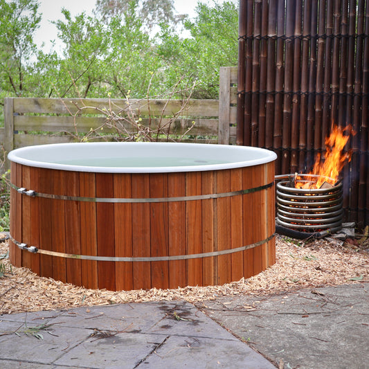 Off Grid Wood Fired Hot Tub